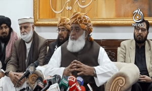 مولانا فضل الرحمان کا صدارتی انتخاب میں حصہ نہ لینے کا اعلان