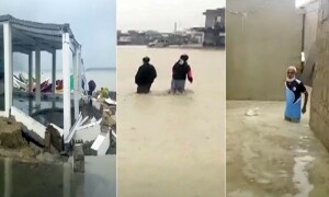 گوادر میں موسلادھار بارش سے تباہی، مکانات منہدم