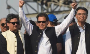 احتجاج اور توڑ پھوڑ کیس: عمران خان، اسد عمر اور فیصل جاوید سمیت دیگر بری