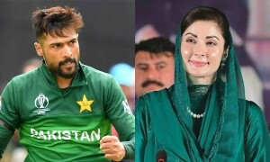 اسٹیڈیم میں فیملی کے ساتھ بدسُلوکی: شکایت پر مریم نواز کا محمد عامر کو ٹیلیفون