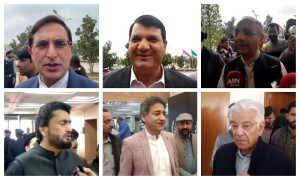 وزیراعظم کا انتخاب: پارلیمنٹ ہاؤس آمد پر اراکین نے کیا کہا؟