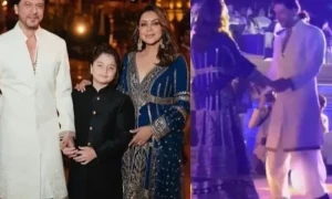 اننت امبانی کی شادی کی تقریبات: شاہ رخ اور گوری کے ڈانس نے محفل لوٹ لی