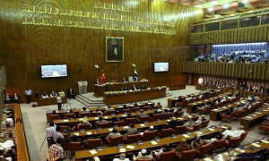 سینیٹ : خوراک کیلئے جمع فلسطینیوں پر اسرائیلی حملے کیخلاف قرار داد پیش