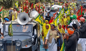 بھارت میں کسان احتجاج میں تیزی آگئی، دہلی چلو مارچ 22 ویں روز میں داخل