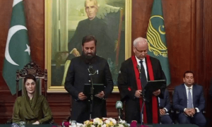 جسٹس ملک شہزاد احمد نے چیف جسٹس لاہور ہائیکورٹ کا حلف اٹھا لیا