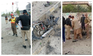 پشاور میں موٹرسائیکل پر بارودی مواد لے جانے کے دوران دھماکا، ہلاک دہشتگردوں کی شناخت مکمل