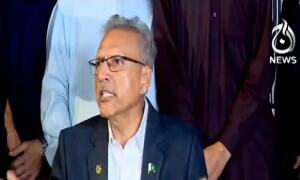 مجھ پر آرٹیکل 6 کے تحت مقدمہ چلانا ہے تو ویلکم، سابق صدر عارف علوی