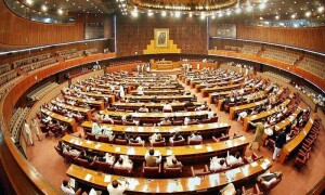 غزہ کے حوالے سے قرارداد پر قومی اسمبلی میں &rsquo;نو نو&lsquo; کے نعرے