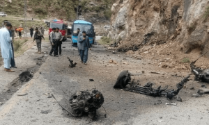 Bus carrying Chinese engineers was not bomb proof: report