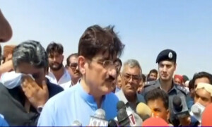 وزیراعلیٰ سندھ نے امن و امان کی خراب صورتِ حال کا ذمہ دار نگران حکومت کو قرار دے دیا
