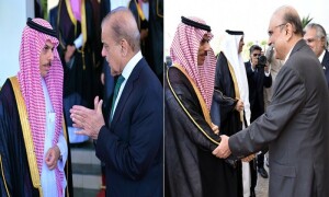 مضبوط شراکت داری کیلئے پرعزم ہیں، سعودی وزیرخارجہ کا پاکستانی قیادت سے ملاقات میں اظہار خیال