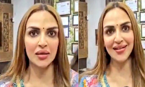 مچھر نے کاٹا یا سنی دیول نے مکا مارا؟ ایشا دیول کے ہونٹوں کو کیا ہوا؟