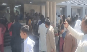 Woman dies after roof collapses in Gujrat hospital ward