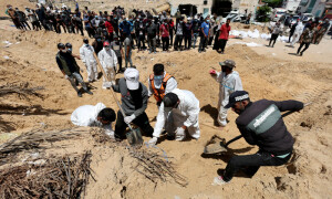 غزہ میں 370 افراد کی اجتماعی قبر ملنے پر امریکا نے اسرائیل سے جواب طلب کرلیا