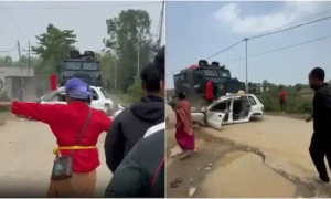 منی پور میں خواتین نے 11 مسلح افراد کو فورسز کی حراست سے چھڑالیا