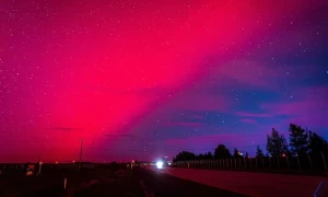 Second night of auroras seen amid &lsquo;extreme&rsquo; solar storm