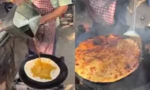 لگتا ہے کچھ زیادہ ہی سستا ہوگیا، بھارتی ڈیزل اور پیٹرول میں پراٹھے تلنے لگے، ویڈیو وائرل