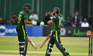 Babar, Rizwan fifties help Pakistan win against Ireland