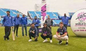 T20 World Cup: Shoaib Malik joins sports stars for first look at USA stadium