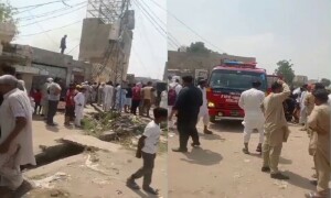 گجرات میں گھر میں خوفناک آتشزدگی، دو بچے جاں بحق