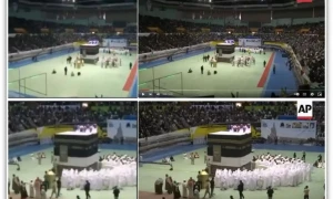 ایران میں کعبہ کی نقل کا اشتعال انگیز دعویٰ، غیر ملکی خبر ایجنسی فیکٹ چیک پر مجبور ہوگئی