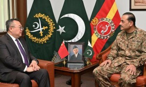آرمی چیف سے کمیونسٹ پارٹی آف چائنہ مرکزی کمیٹی عالمی شعبہ کے وزیر کی ملاقات