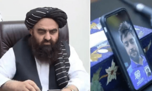 افغان طالبان کی اپنی کرکٹ ٹیم کو ویڈیو کال