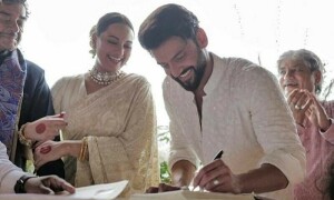 سوناکشی اور ظہیر اقبال کی شادی کے یادگار لمحات، ویڈیو جاری