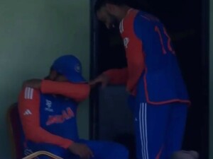 میچ جیتنے کے بعد روہت شرما رونے لگے