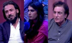 ساحل عدیم اور خلیل الرحمان کی خاتون سے بدتمیزی، ویڈیو وائرل ہو گئی