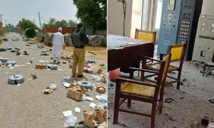لکی مروت: لوڈشیڈنگ کے ستائے افراد کا پیسکو دفتر پر دھاوا، گرڈ اسٹیشن میں توڑ پھوڑ