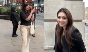 درفشاں سلیم کی چھپ کر ویڈیو بنانے والے پر صارفین برہم