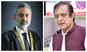 ایڈہاک ججز کی تقرری: سینیٹر شبلی فراز کا چیف جسٹس قاضی فائز عیسیٰ کو خط