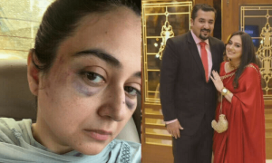 نیوز اینکر پر تشدد: عائشہ جہانزیب نے شوہر کے ساتھ صلح کرلی