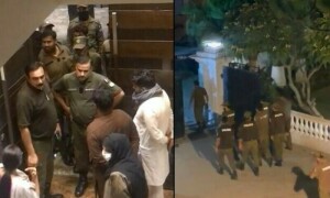 پی ٹی آئی کا دفتر سیل کرنے کے بعد رہنماؤں کے خلاف کریک ڈاؤن شروع
