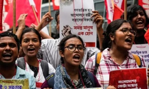 بنگلہ دیشی طلبہ نے قائدین کو رہا نہ کرنے پر پھر تحریک چلانے کی دھمکی دے دی