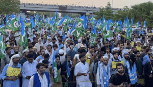 جماعت اسلامی کا راولپنڈی میں دھرنا چھٹے روز بھی جاری