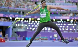 اولمپکس 2024:پاکستان نے 40 سال بعد گولڈ میڈل حاصل کرلیا، ارشد ندیم نے جیولین تھرو میں ریکارڈ بنا ڈالا