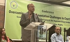 عدالتی فیصلوں پر عملدرآمد کا معاملہ ججز کمیٹی میں اٹھاؤں گا، جسٹس منصور علی شاہ