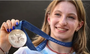 Romania gymnast Barbosu gets contested Olympic bronze