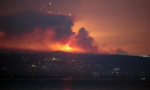 Hezbollah launches missile barrage at Israel to avenge top commander