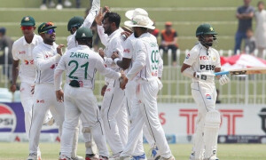 راولپنڈی ٹیسٹ میں بنگلادیش کی تاریخی فتح، پاکستان کو 10 وکٹوں سے عبرتناک شکست