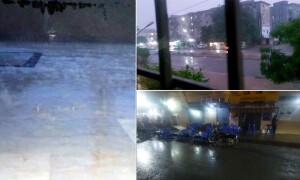 طوفانی اسپیل کے زیر اثر کراچی میں موسلادھار بارش