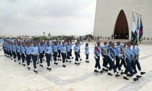 یوم دفاع پاکستان، مزار قائد پر گارڈز کی تبدیلی کی پروقار تقریب