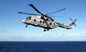 Royal Navy helicopter crashes in the English Channel