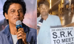 شاہ رخ خان کے گھر کے باہر 35 دن سے کیمپ لگائے بیٹھا جنونی مداح