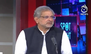 قاضی فائز عیسیٰ کا امتحان ہے، وہ اپنی عزت بچا لیں یا ایکسٹینشن لے لیں، شاہد خاقان عباسی