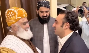 آئینی ترامیم پر اتفاق رائے کی کوششیں: بلاول کی وزیراعظم اور مولانا فضل الرحمان سے رات گئے تک ملاقاتیں