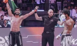 پاکستان کے شاہ زیب رند نے سنگاپور میں کراٹے چیمپیئن شپ جیت لی