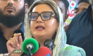 گنڈاپور کا جلسے میں نہ پہنچنا مریم نواز کی فتح ہے، عظمیٰ بخاری
